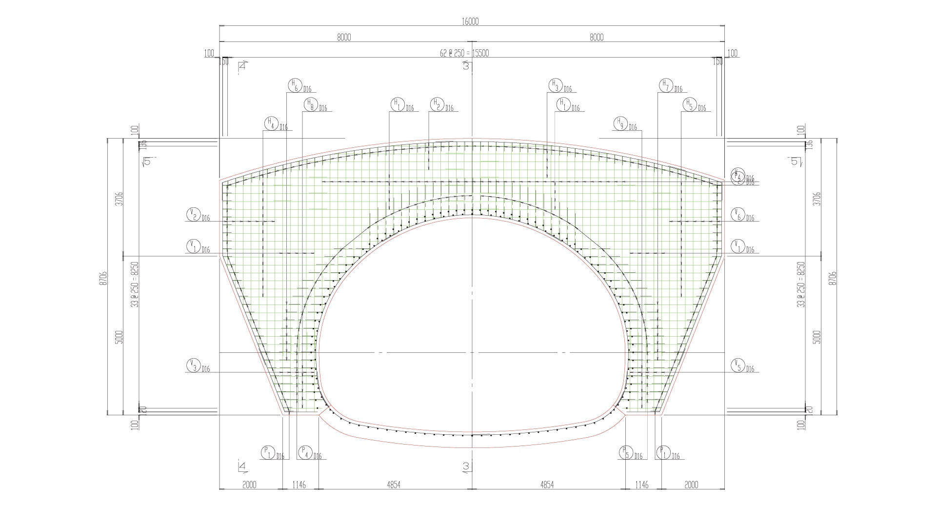 トンネル坑口配筋図システム「APL-P」 APL-P