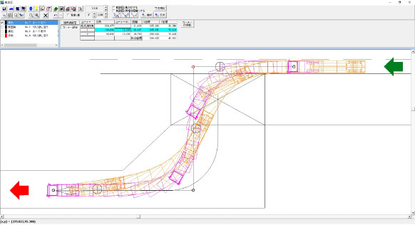 車両走行軌跡作図システム「APS-K」