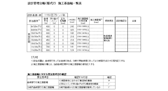 設計管理台帳出力オプション「OP-RWNR」